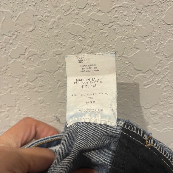 Yves Saint Laurent Rive Gauche I-38 Denim - Picture 5 of 7